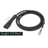 Drive-up 48-Volt Golf Cart Charger Plug 3-Pin Triangle Handle Connector with Wire Fits EZGO RXV 604321, 611219 (Charger Plug with Wire) view 3