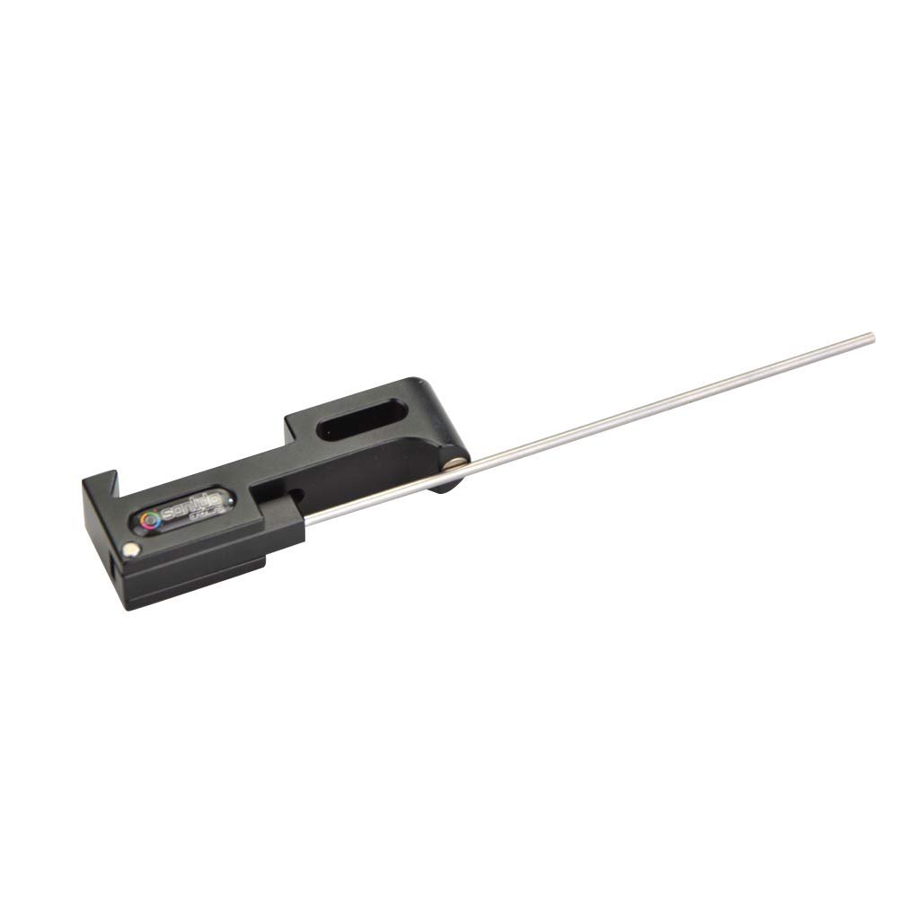 SHARROW Recurve Bow Clicker Aluminum Clicker Signal Sheet for Shooting Competition Left & Right Hand Archer (Black)