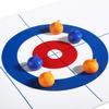 8 Pieces Mini Shuffleboard Pucks Tabletop Curling Game Pucks Replacement Shuffleboard Rollers Sliding Bead Games for Adults (Blue, Orange) view 2