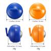 8 Pieces Mini Shuffleboard Pucks Tabletop Curling Game Pucks Replacement Shuffleboard Rollers Sliding Bead Games for Adults (Blue, Orange) view 3