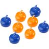 8 Pieces Mini Shuffleboard Pucks Tabletop Curling Game Pucks Replacement Shuffleboard Rollers Sliding Bead Games for Adults (Blue, Orange) view 4