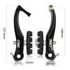 CNC Bicycle V Brake Set for Front/Rear Wheel, Cantilever Brakes with 55mm(L) Pads, Black,1 Piece view 2