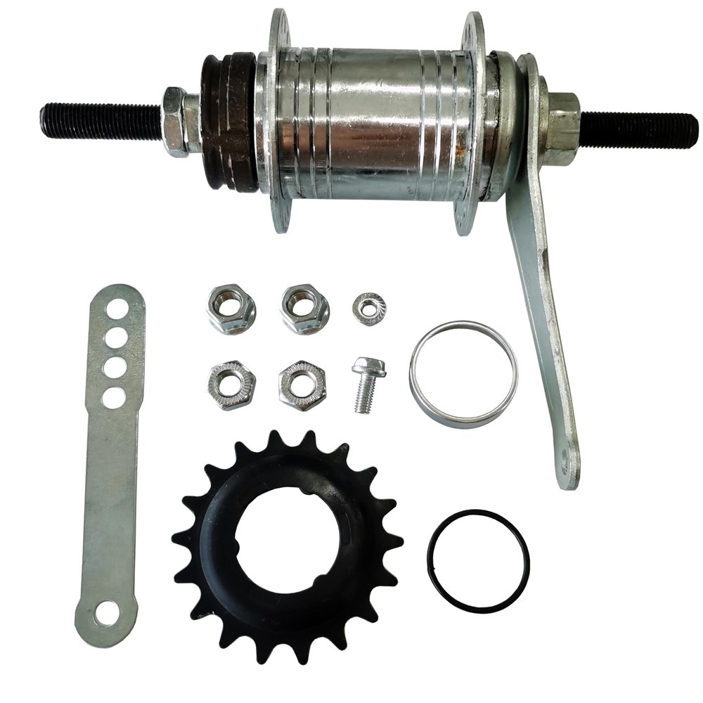 DONSP1986 Bicycle Coaster Brake Hub/Bike Brake Rear Hub 36 Hole Stainless Steel