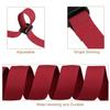 MAGARROW 40" 60" Strap Buckle Packing Straps Adjustable 1-Inch Belt (1" Wide - 40" Long, Red (4-Pack)) view 3