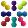 EliteShine Double Lacrosse Massage Ball for Myofascial Trigger Point Release & Deep Tissue Massagefor Physical Therapy, Muscle Relaxer, Acupoint Massage (Material: Silicon, Random Color) view 1
