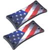 [2-Pack] Gun Magnet Mount, 50 Lbs Rating,Rubber Coated Gun Holder for Pistol, Handgun, Shotgun, Rifles, Revolvers, Safe, Hunting, Firearm Accessories, Using in Car, Truck, Wall, Desk, Vehicle and Home view 1