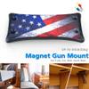 [2-Pack] Gun Magnet Mount, 50 Lbs Rating,Rubber Coated Gun Holder for Pistol, Handgun, Shotgun, Rifles, Revolvers, Safe, Hunting, Firearm Accessories, Using in Car, Truck, Wall, Desk, Vehicle and Home view 2