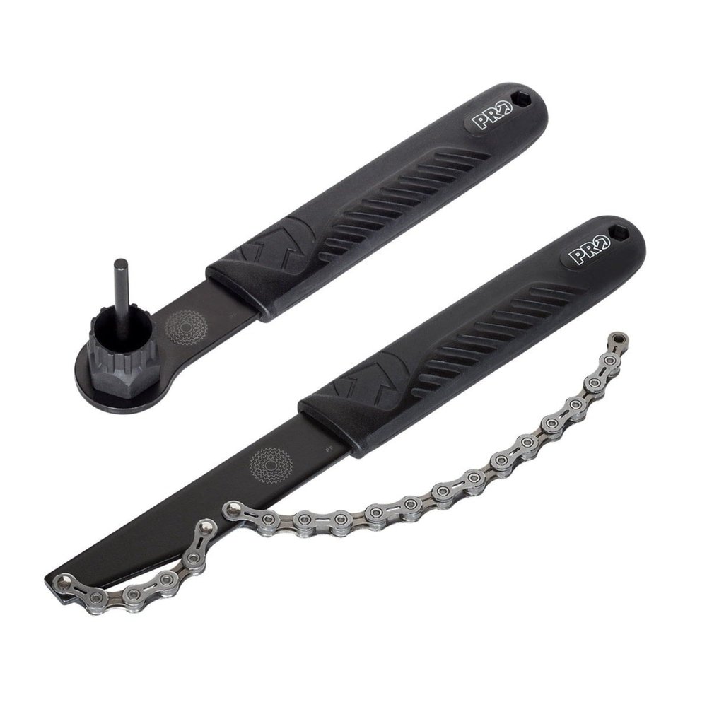 PRO Cassette Remover Set Sprocket Reverter Tool (Fits 6/7/8/9/10/11S) + Lock Ring Tightening Tool Set Black