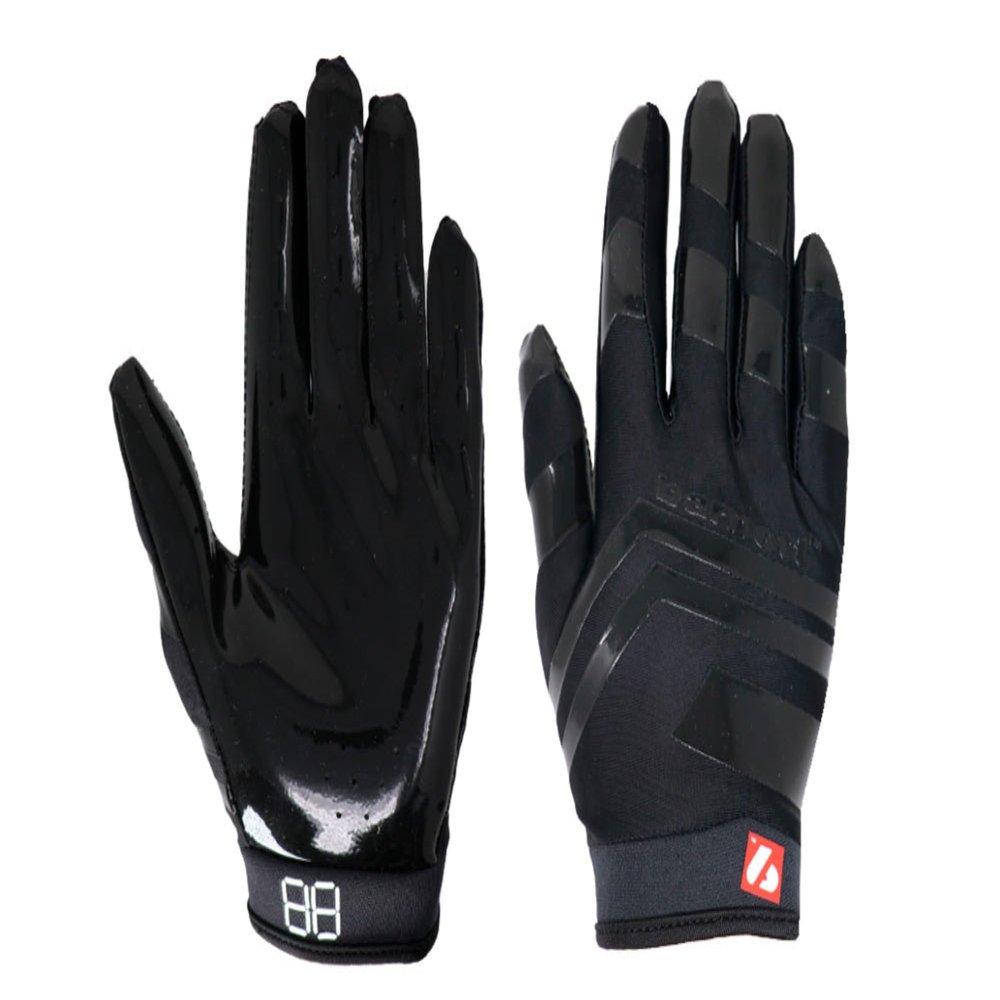 BARNETT FRG-03 Pro Receiver American Football Gloves, RE, DB, RB, Black, S