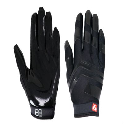 BARNETT FRG-03 Pro Receiver American Football Gloves, RE, DB, RB, Black, M