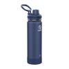 Takeya Actives Water Bottle with Spout Lid - Bottle with Double Stainless Steel Insulation - Dishwasher Safe & BPA-Free - Bottle with Spout Lid & Removable Bumper - 22 oz, Midnight Blue view 1