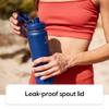 Takeya Actives Water Bottle with Spout Lid - Bottle with Double Stainless Steel Insulation - Dishwasher Safe & BPA-Free - Bottle with Spout Lid & Removable Bumper - 22 oz, Midnight Blue view 3