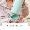 Takeya Actives Water Bottle with Spout Lid - Bottle with Double Stainless Steel Insulation - Dishwasher Safe & BPA-Free - Bottle with Spout Lid & Removable Bumper - 22 oz, Midnight Blue view 4