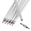 30inch Aluminum Arrows with Feather Spine 500 for Compound Bow & Recurve Bow & Longbow Archery Hunting Targeting (Red) view 4