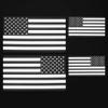 EyeCatcher USA Flag Reflective Emblem Decal Black - 4 Pack view 2