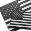 EyeCatcher USA Flag Reflective Emblem Decal Black - 4 Pack view 3