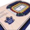 NHL Toronto Maple Leafs Unisex 5 Layer StadiumViews 3D Wall Art, Team Colors, 17" x 13" view 4