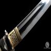 GLW Sword Tanto Sword Wakizashi Sword Folded Steel w T10 Steel Honsanmai Clay Tempered 100% Handmade Grinding Polishing Chinese Longquan Sword Sword Jian Sharp Blade Battle Ready view 3