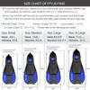 F FYJS Short Swim Fins,Travel Size Diving Flippers with Mesh Carrying Bag for Adult Men Women view 4