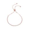 PAVOI 14K Gold Plated Cubic Zirconia Classic Tennis Bracelet for Women in Rose Gold view 1