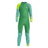 Kids Girls Swimsuit One Piece Water Sports UPF 50 Sun Protection Rash Guard Long Sleeves Front Zip Full Suit Thermal Wetsuit Swimwear for Swimming Diving Snorkeling Surfing Green 7-8 Years view 1