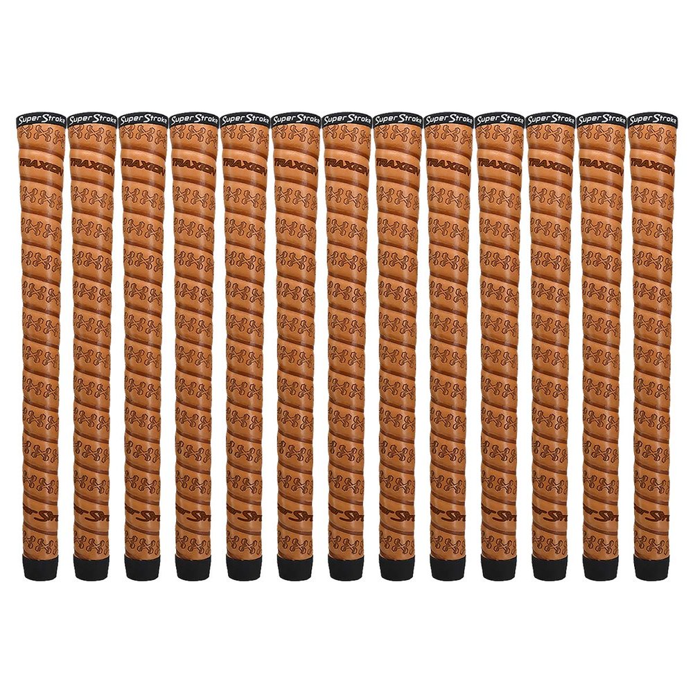 Golf Bundle 13 Grips Super Stroke Traxion Wrap Club Grip - Standard - Copper