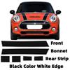 BOJIALI DIY Car Decoration Sticker for 3m Special Purpose Vehicle Sticker Material for Mini Cooper F55 F56 F57 (Black/White Line) view 2