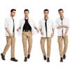 Mens UPF Long Sleeve Shirt UV Sun Protection Hiking Fishing Safari Quick Dry Cool Utility (5052 White XXL) view 2