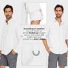 Mens UPF Long Sleeve Shirt UV Sun Protection Hiking Fishing Safari Quick Dry Cool Utility (5052 White XXL) view 4