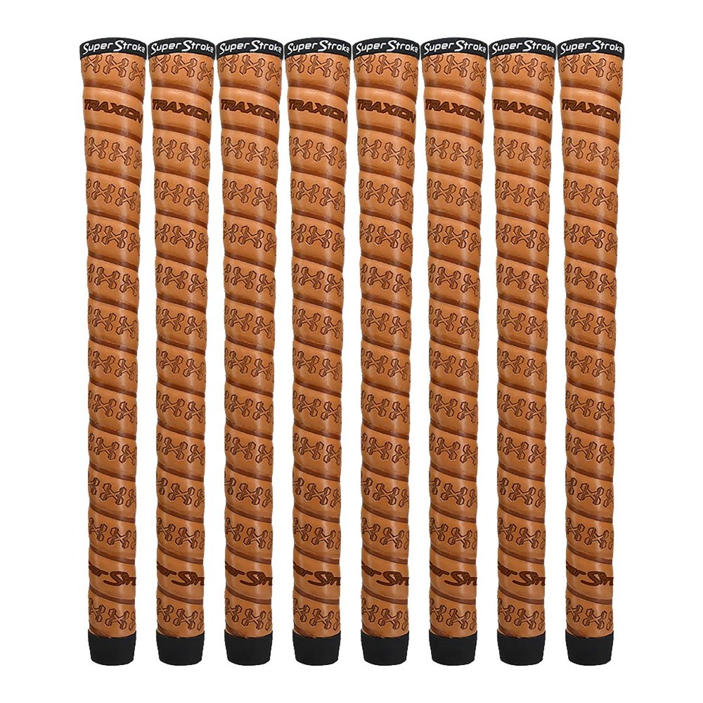 Golf Bundle 8 Grips Super Stroke Traxion Wrap Club Grip - Standard - Copper