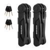 BIGLUFU Bike Lock Bicycle Scooter Motorcycle Folding Locks with 4Keys, Fold Chain Heavy Duty Alloy Steel Foldable Lock with Mounting Bracket 2pc Straps, 86cm/34 Unfolding, 1.92 lbs view 1