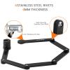 BIGLUFU Bike Lock Bicycle Scooter Motorcycle Folding Locks with 4Keys, Fold Chain Heavy Duty Alloy Steel Foldable Lock with Mounting Bracket 2pc Straps, 86cm/34 Unfolding, 1.92 lbs view 4
