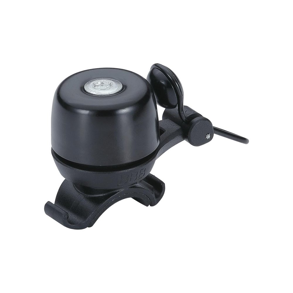 BBB Cycling Unisex's Noisy BBB-17 Cycling Bicycle Handlebar Sound Bell for Road Mountain and Racing Bikes Adults, Matt Black, One Size