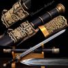GLW Sword Sword Blade Sharp Goujian Broadsword Waist Knife Hand Folded Pattern Steel 100% Handmade Grinding Polishing Chinese Longquan Sword Sword Jian Sharp Blade Battle Ready view 1