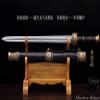 GLW Sword Sword Blade Sharp Goujian Broadsword Waist Knife Hand Folded Pattern Steel 100% Handmade Grinding Polishing Chinese Longquan Sword Sword Jian Sharp Blade Battle Ready view 2