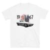 1967 Chevy 'Vette American Classic Car Men's Short Sleeve T-Shirt White, Fan Gift, Vintage, Retro, Racing