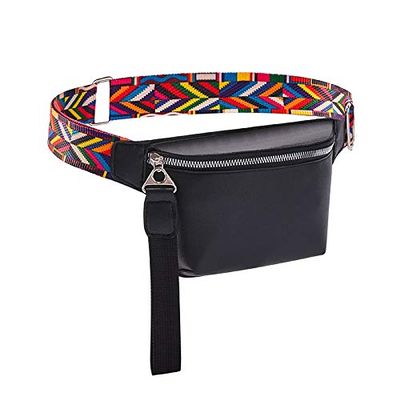 Waist Pack Fashion Fanny Pack Waist Bag for Women PU Leather Bohemian Belt Bag Women Phone Pouch Casual Black Chest Bags Girls Shoulder