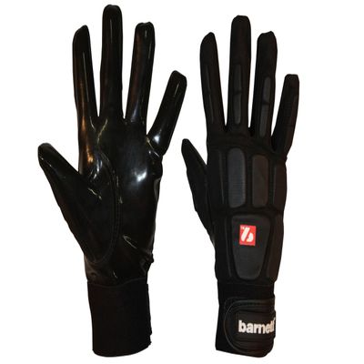 BARNETT FKG-03 High Level Linebacker Football Gloves, LB, RB, TE Black (S)
