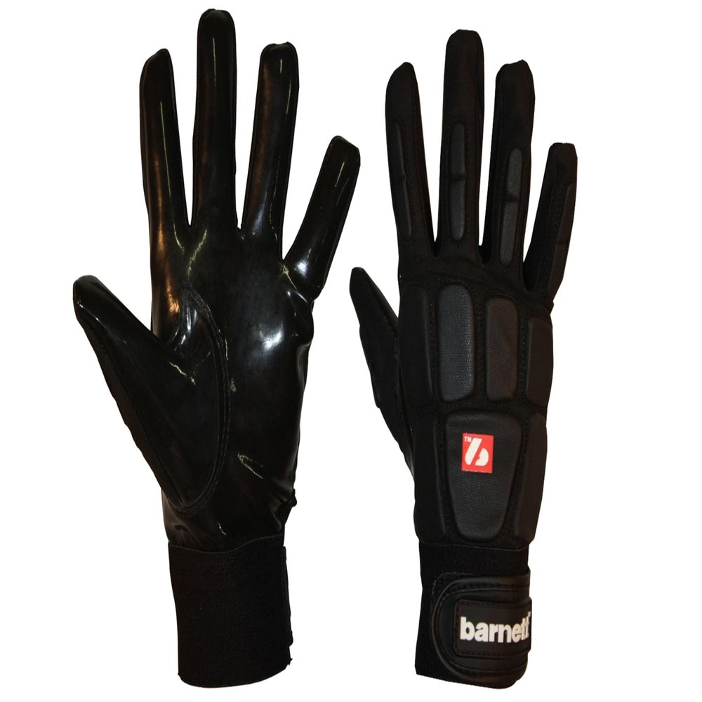 BARNETT FKG-03 High Level Linebacker Football Gloves, LB, RB, TE Black (S)