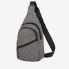 Waist Pack Men's Shoulder Bag Sling Chest Pack Canvas Usb Charging Sports Crossbody Handbags For Men Chest Bags Belt Waist Packs view 1