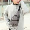 Waist Pack Men's Shoulder Bag Sling Chest Pack Canvas Usb Charging Sports Crossbody Handbags For Men Chest Bags Belt Waist Packs view 2