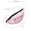 Waist Pack Fashion Floral Print Waist Bag For Women Canvas Letter Pattern Belt Purse Female Sports Waist Pocket Waterproof view 3
