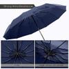lliang Umbrella Windproof Travel Umbrella With Teflon Canopy, Lengthened Handle With Auto Open Close Button, Compact Protection view 2