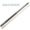 AB Earth 58 inch Hand-Painted Series 2-Piece Billiard Pool Cue Stick with Irish Linen Wrap (Green, 20oz) view 3