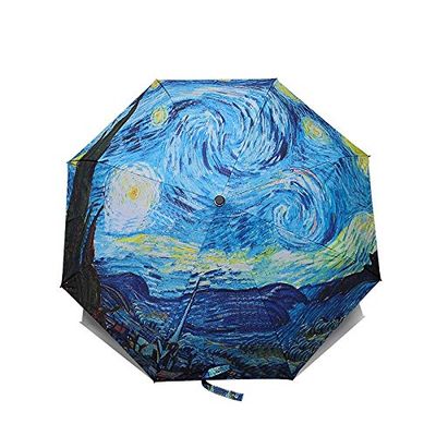 lliang Umbrella Female Automatic Umbrella Rain Women Umbrella 3 Folding Windproof Silver Coating Sun Umbrellas