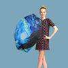 lliang Umbrella Female Automatic Umbrella Rain Women Umbrella 3 Folding Windproof Silver Coating Sun Umbrellas view 2