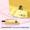 lliang Umbrella Umbrella Female Rainproof Windproof Reflective Umbrella Female Anti-uv Umbrella Yellow Folding Automatic Umbrella Mini view 3
