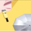 lliang Umbrella Umbrella Female Rainproof Windproof Reflective Umbrella Female Anti-uv Umbrella Yellow Folding Automatic Umbrella Mini view 4