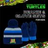 Teenage Mutant Ninja Turtles Beanie Hat and Gloves Set, TMNT Kids Cuff Winter Knit Cap and Mittens, Multi, One Size view 2