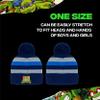 Teenage Mutant Ninja Turtles Beanie Hat and Gloves Set, TMNT Kids Cuff Winter Knit Cap and Mittens, Multi, One Size view 4